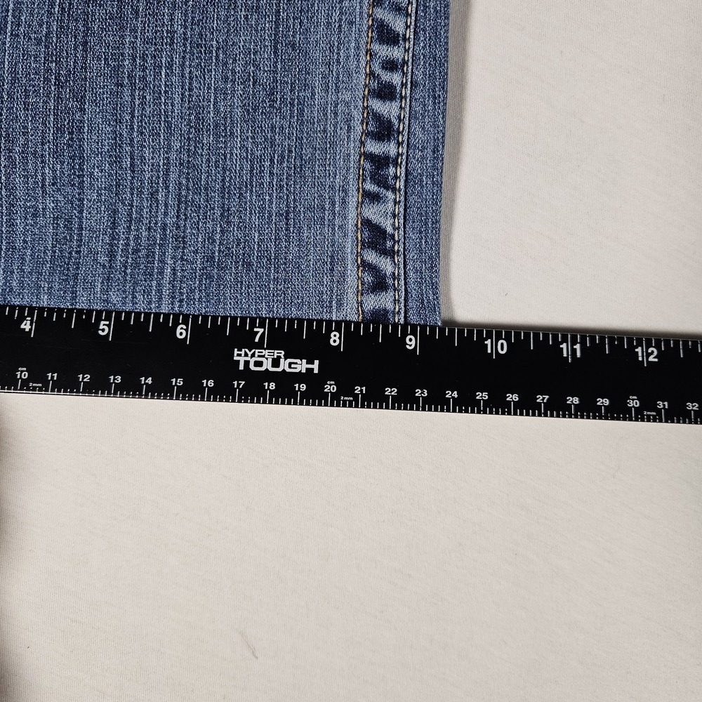 BKE Jeans Womens 34 x 31.5 Kate Light Wash Stretch Bootcut Denim Distressed - Picture 10 of 13